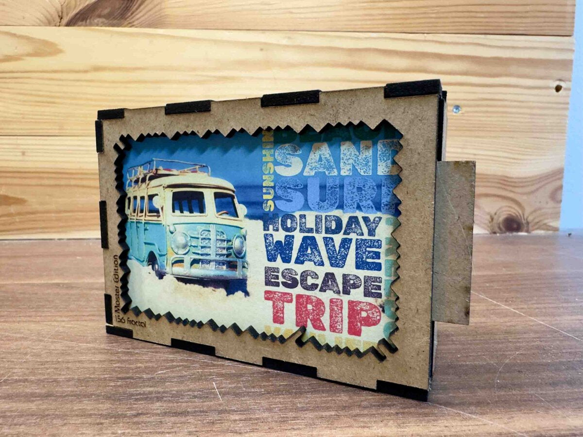 elbPUZZLE No. 69 - Vanlife - Fractale Edition S Master (156 Teile)