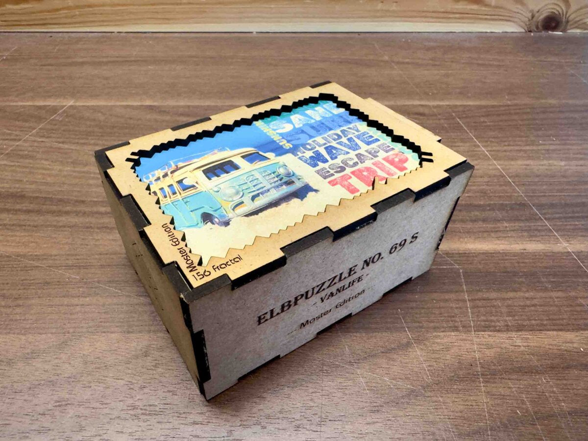 elbPUZZLE No. 69 - Vanlife - Fractale Edition S Master (156 Teile)