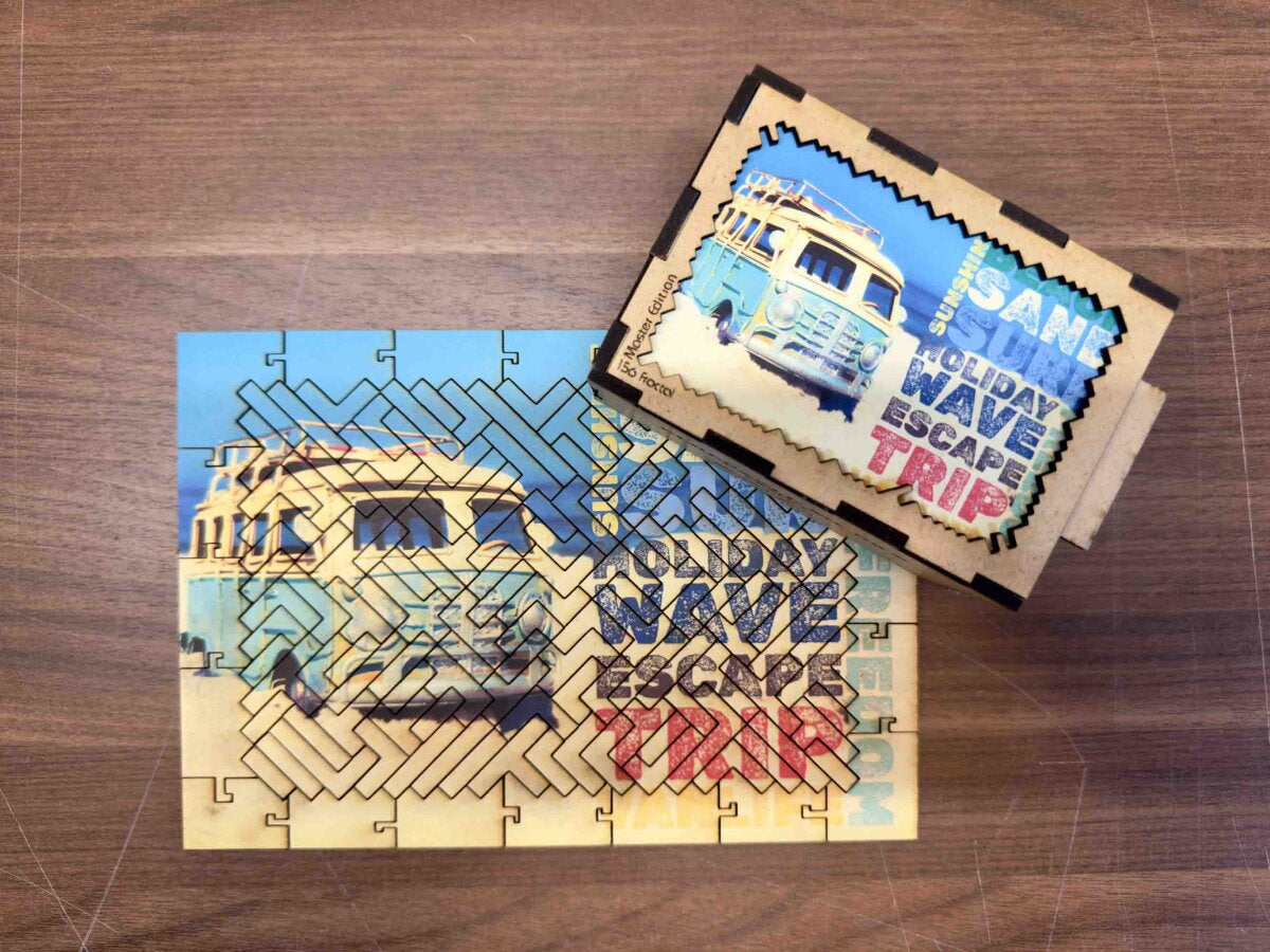 elbPUZZLE No. 69 - Vanlife - Fractale Edition S Master (156 Teile)