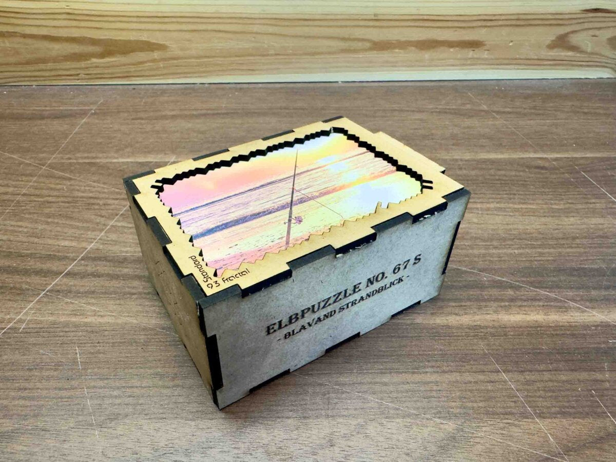 elbPUZZLE No. 67 - Blavand Standblick - Fractal Edition L (289 Teile)
