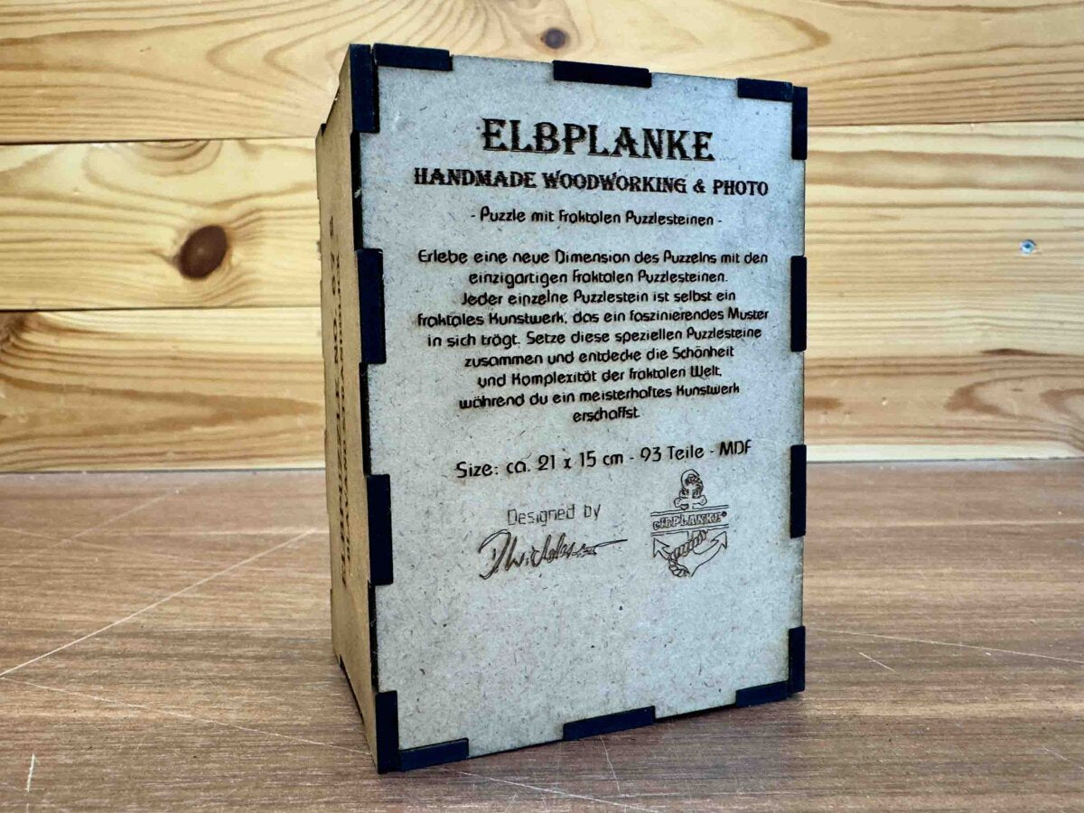 elbPUZZLE No. 67 - Blavand Standblick - Fractal Edition L (289 Teile)