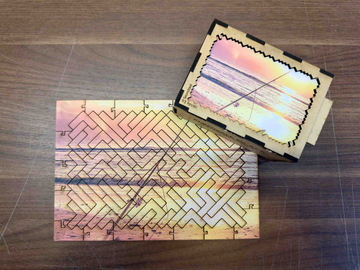 elbPUZZLE No. 67 - Blavand Standblick - Fractal Edition L (289 Teile)