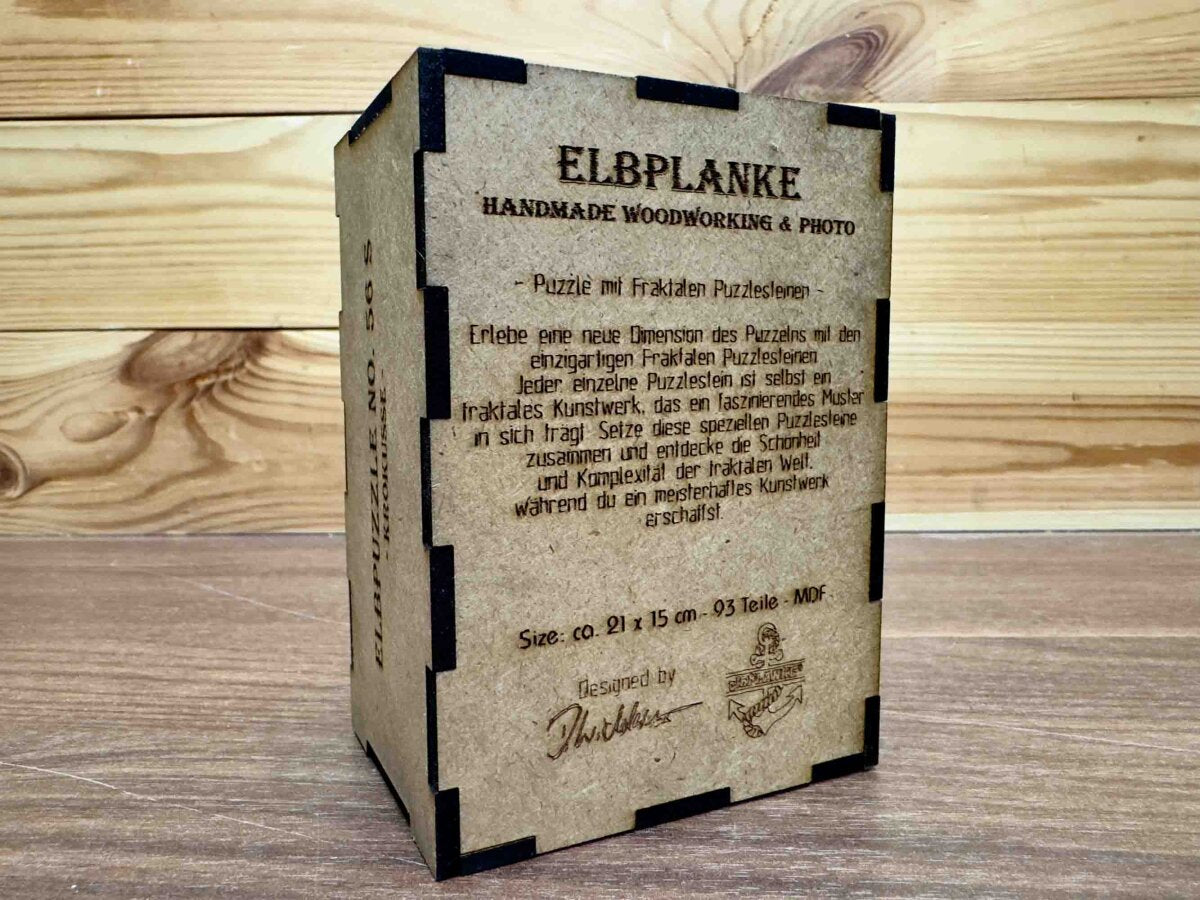 elbPUZZLE No. 56 - Pflanzenwelt: Krokusse - Fractale Edition L (315 Teile)