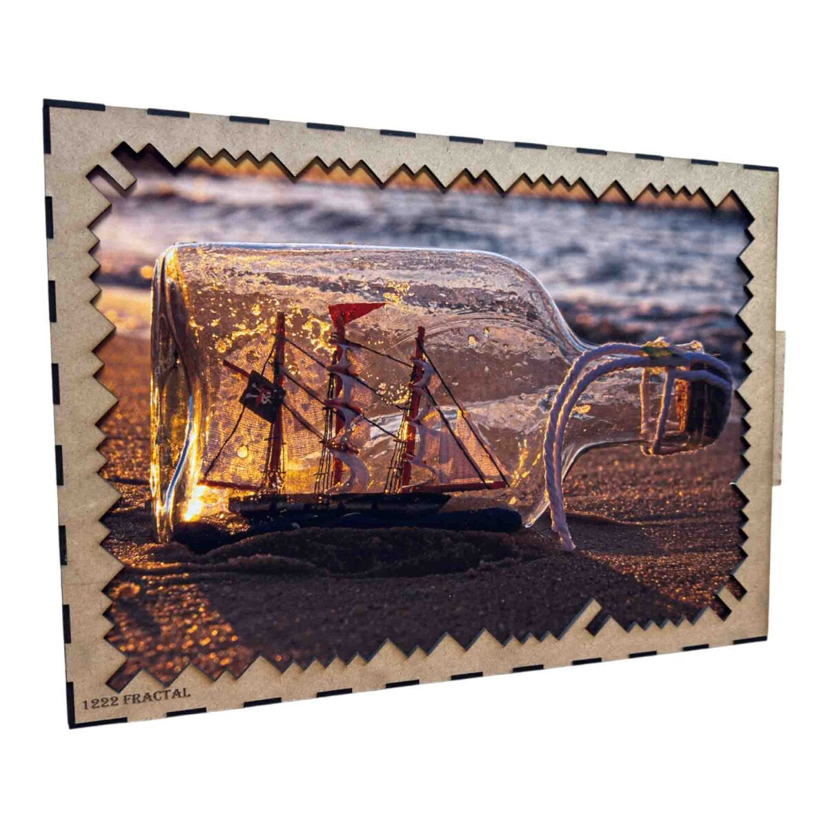 elbPUZZLE No. 03 - Buddelschiff - Fractale Edition 1222 Teile XXL
