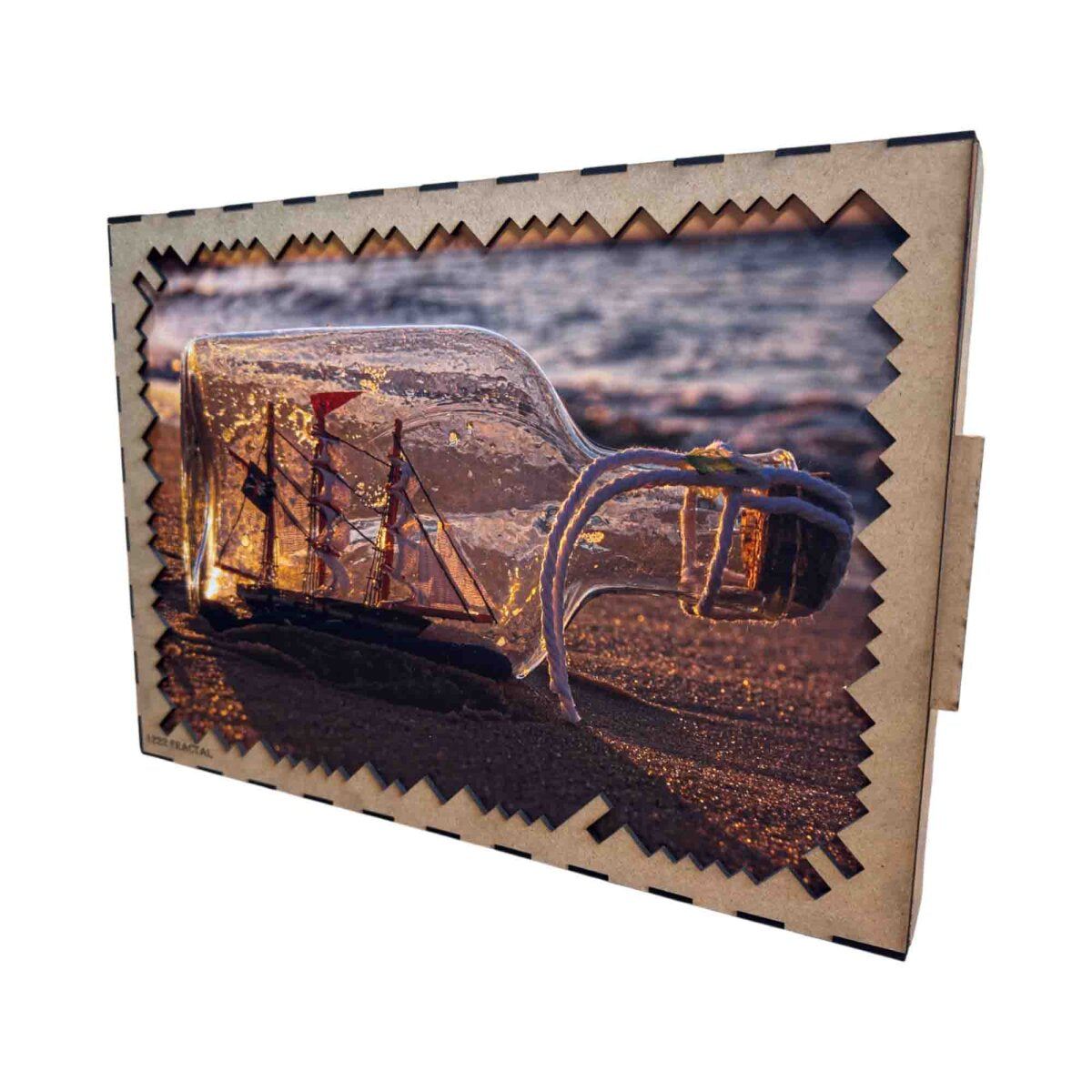 elbPUZZLE No. 03 - Buddelschiff - Fractale Edition 1222 Teile XXL