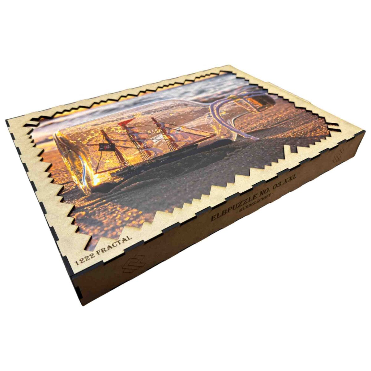 elbPUZZLE No. 03 - Buddelschiff - Fractale Edition 1222 Teile XXL