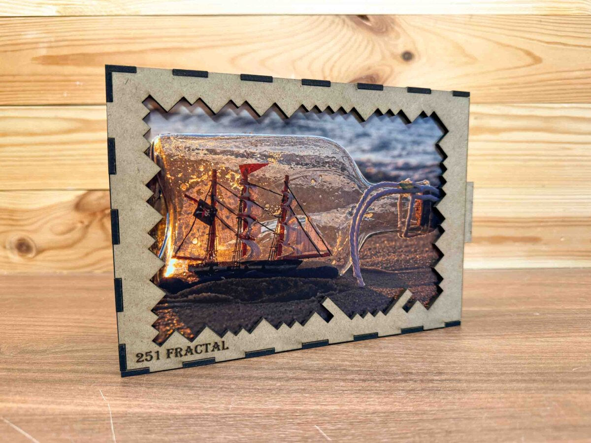 elbPUZZLE No. 03 - Buddelschiff - Fractale Edition 289 Teile L