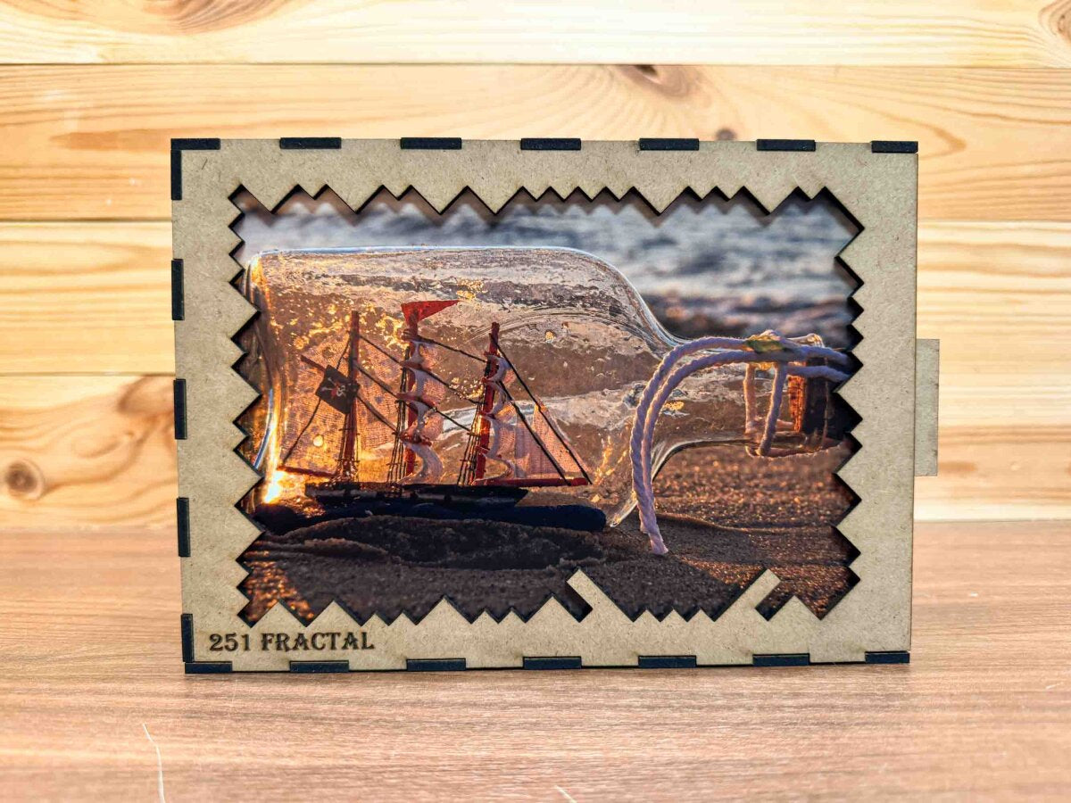 elbPUZZLE No. 03 - Buddelschiff - Fractale Edition 289 Teile L
