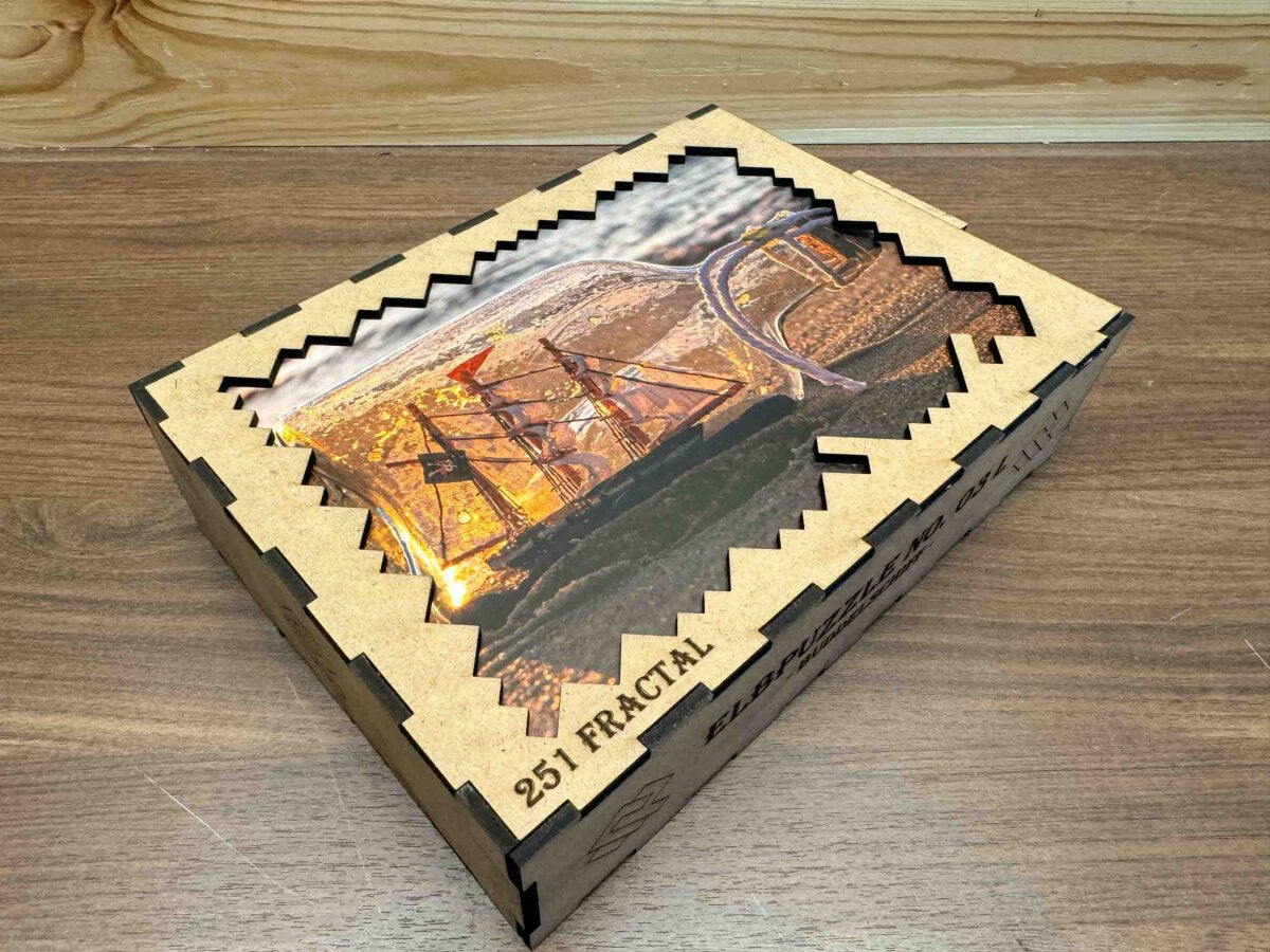 elbPUZZLE No. 03 - Buddelschiff - Fractale Edition 289 Teile L