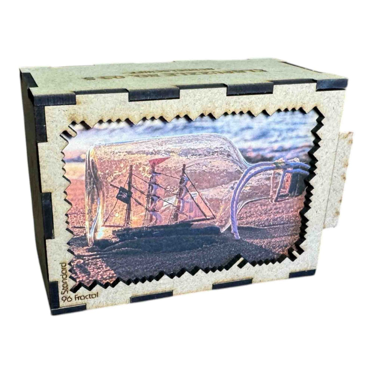 elbPUZZLE No. 03 - Buddelschiff - Fractale Edition Standard - 96 Teile