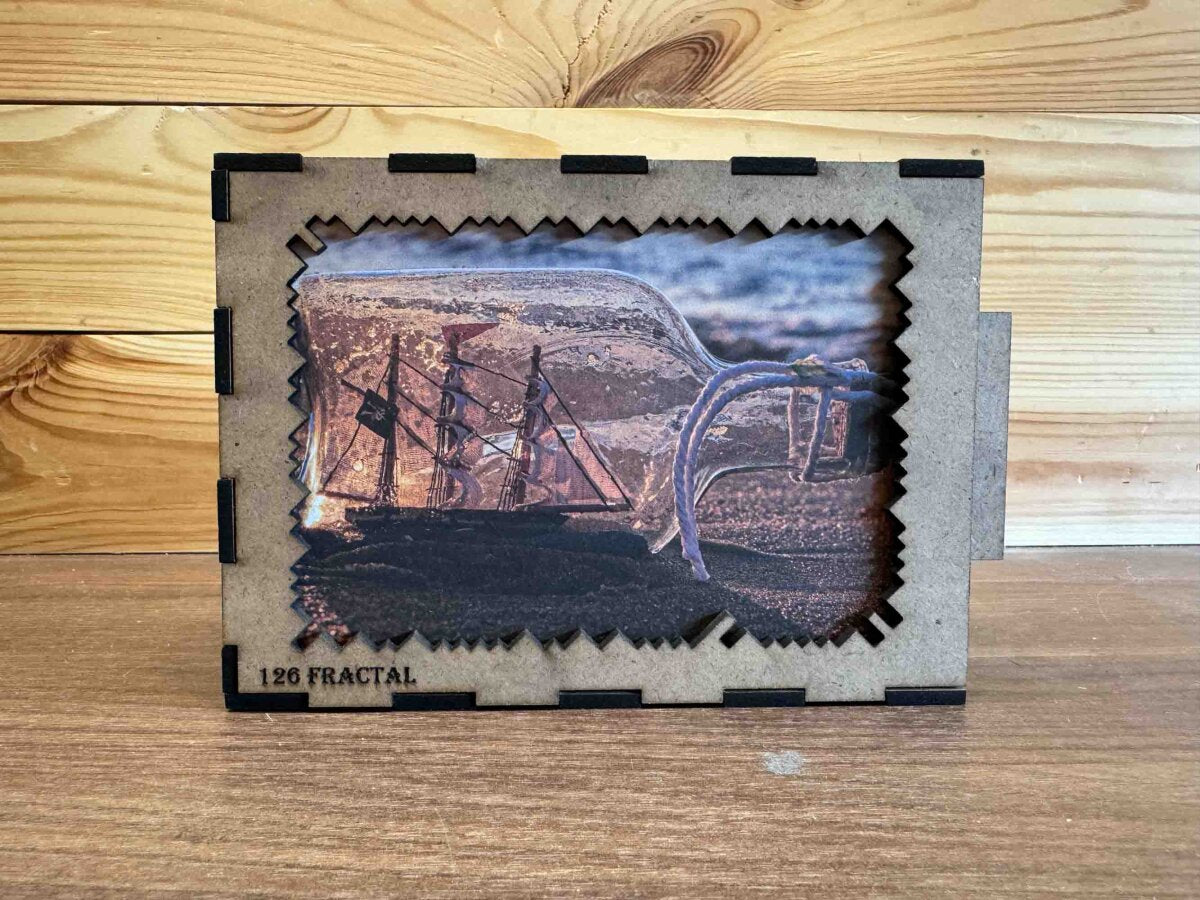 elbPUZZLE No. 03 - Buddelschiff - Fractale Edition 174 Teile M