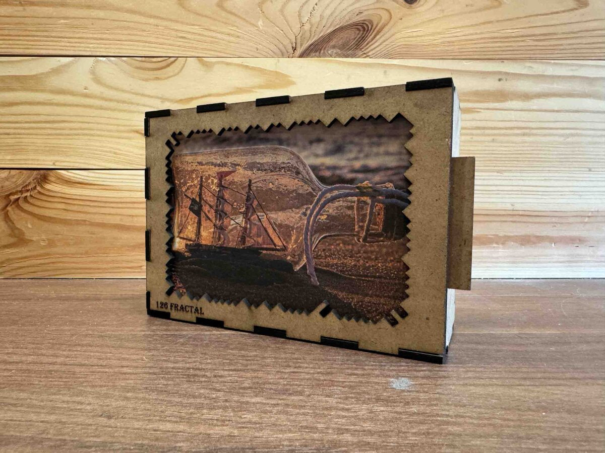 elbPUZZLE No. 03 - Buddelschiff - Fractale Edition 174 Teile M