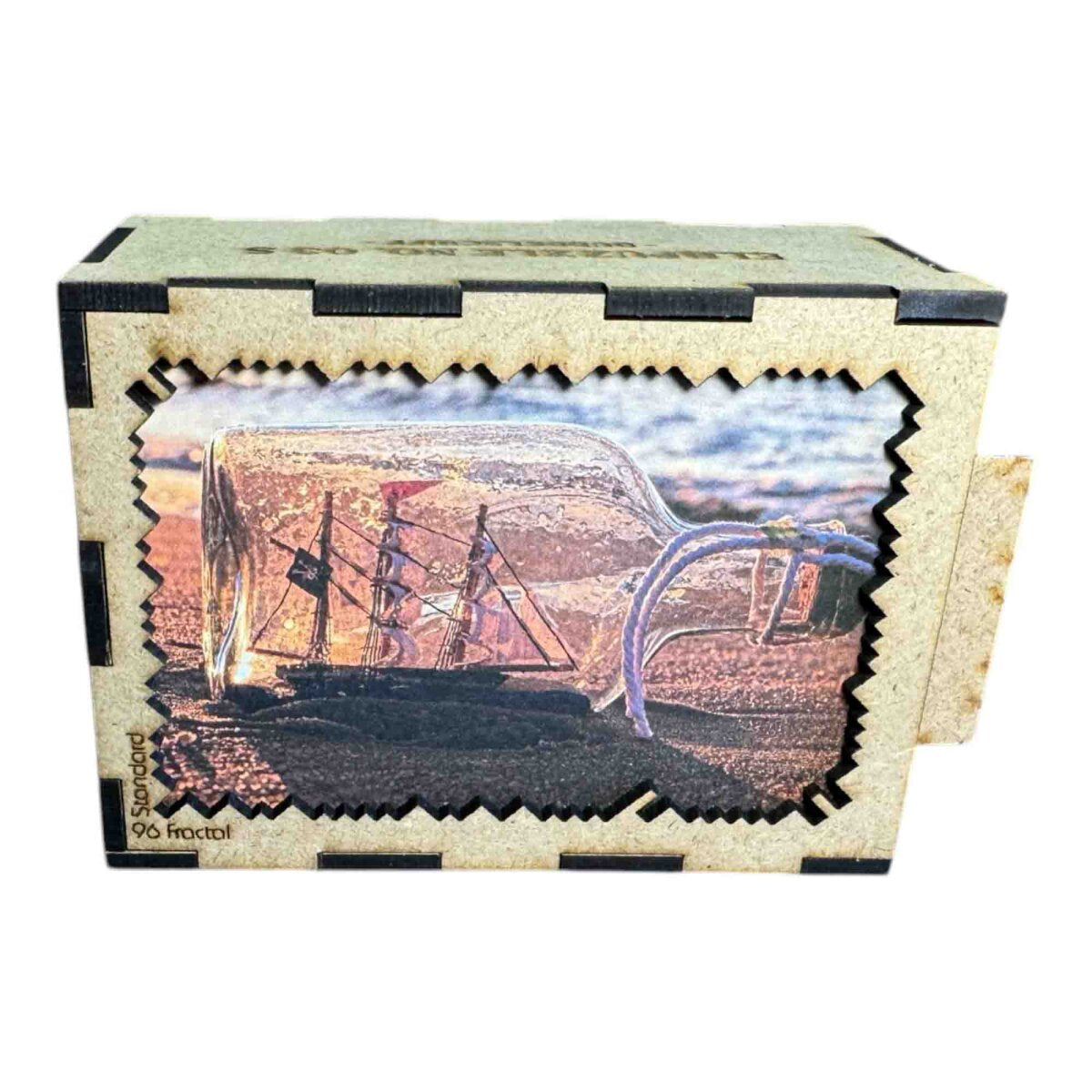 elbPUZZLE No. 03 - Buddelschiff - Fractale Edition Standard - 96 Teile