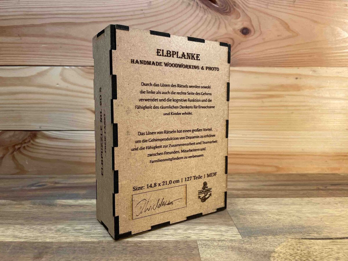 elbPUZZLE No. 20 - Freie Fahrt - Fractale Edition 251 Teile L