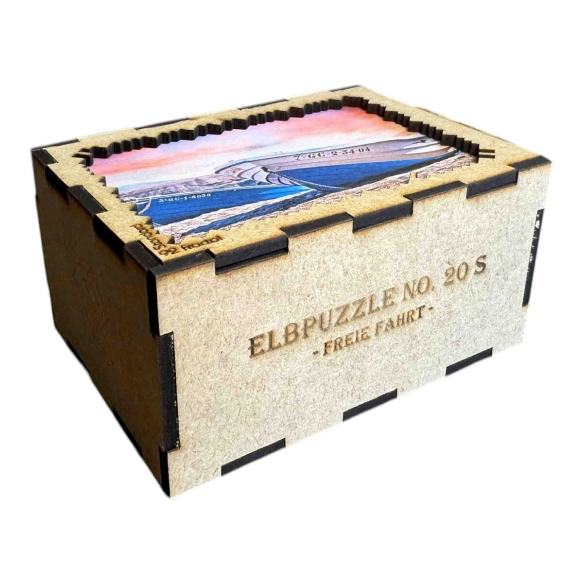 elbPUZZLE No. 20 - Freie Fahrt - Fractale Edition Standard - 92 Teile