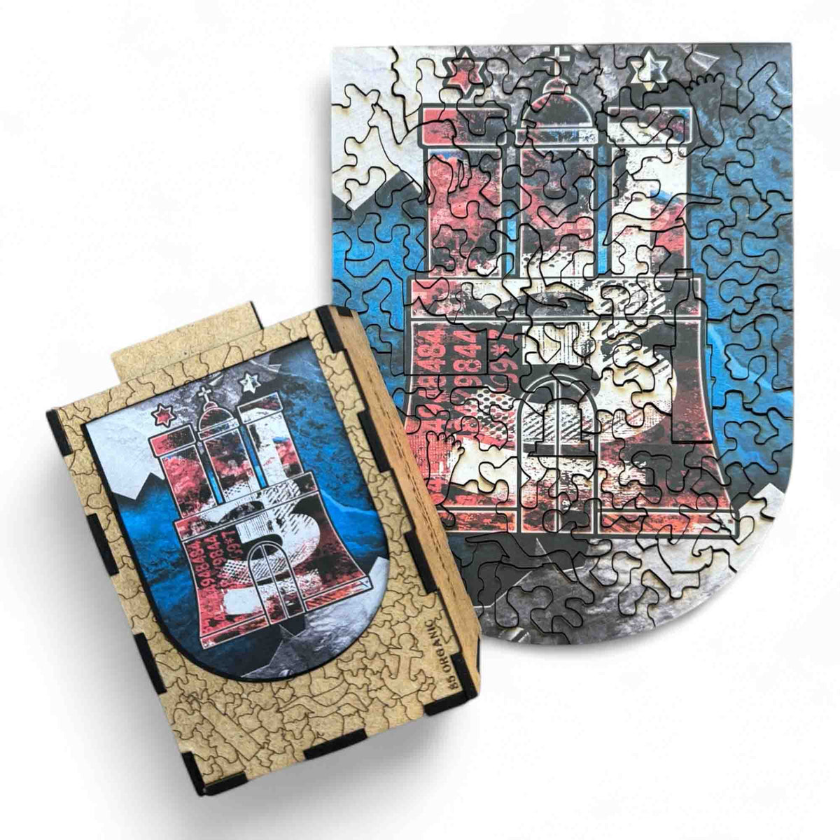 elbPUZZLE No. 22 - Hamburg Wappen - Organic Edition
