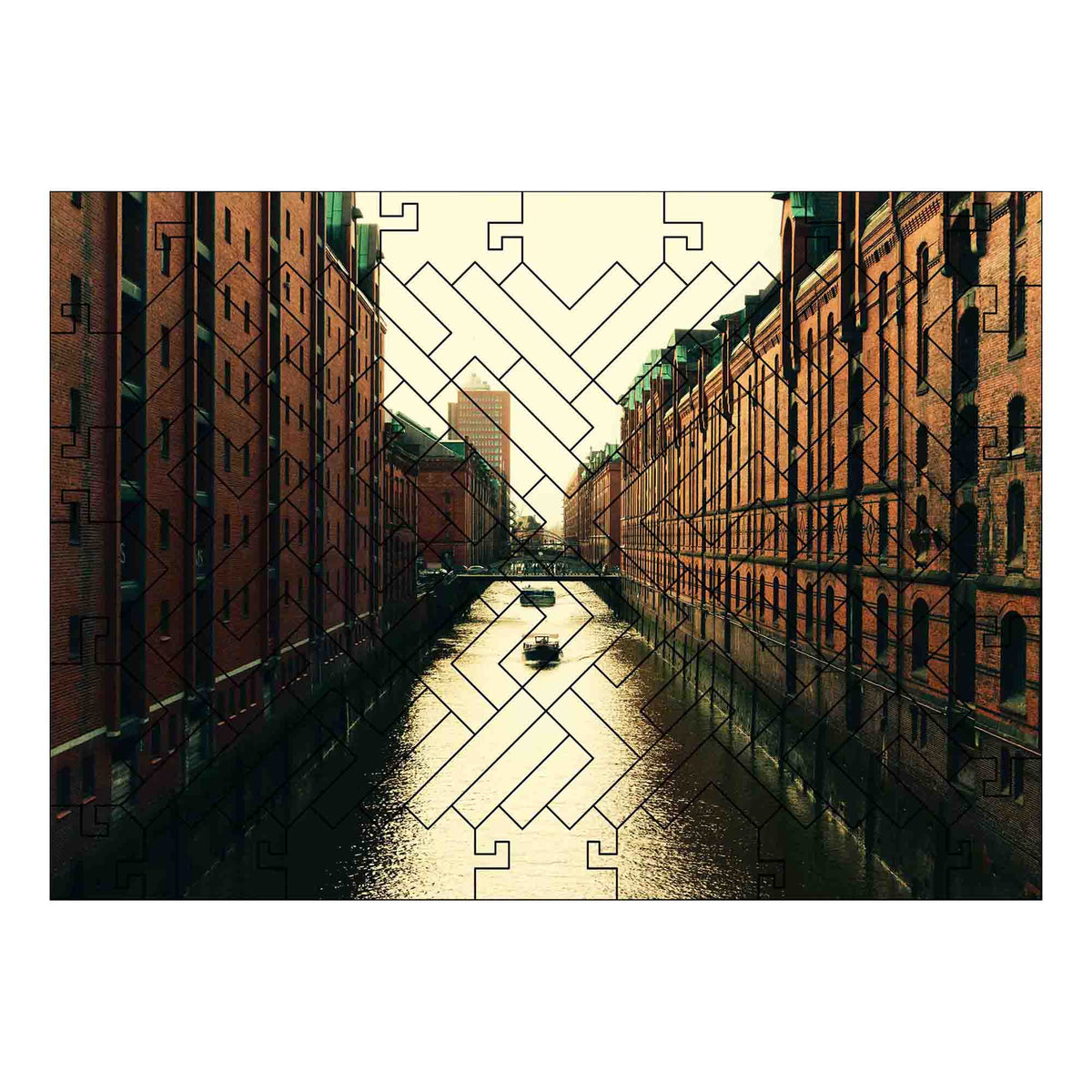 elbPUZZLE No. 24 - Speicherstadt - Fractale Edition
