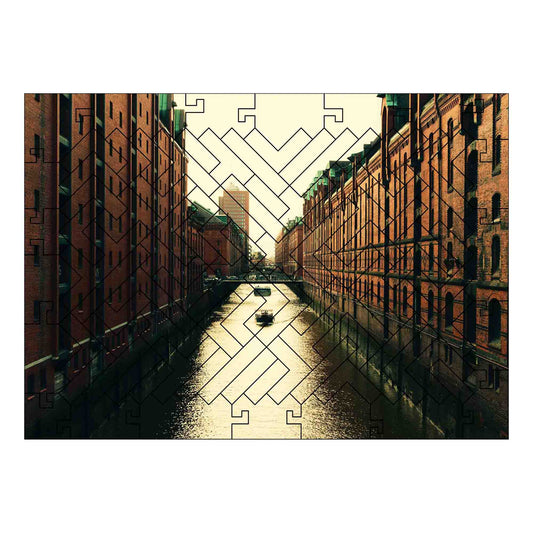 elbPUZZLE No. 24 - Speicherstadt - Fractale Edition