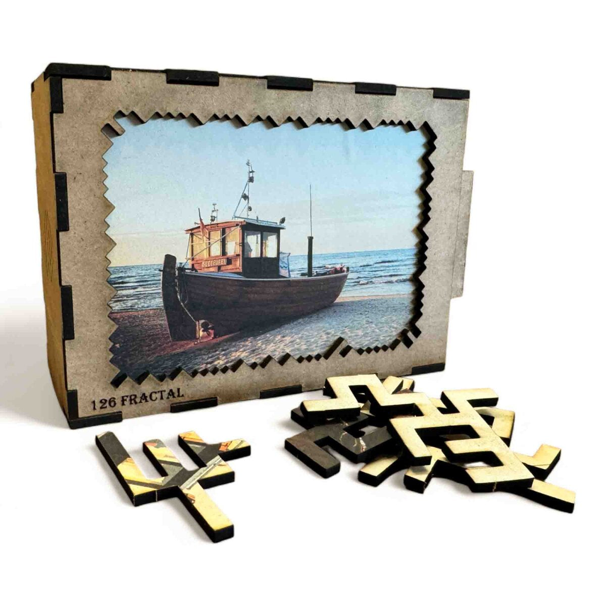 elbPUZZLE No. 27 - Seeteufel - Fractale Edition 183 Teile M