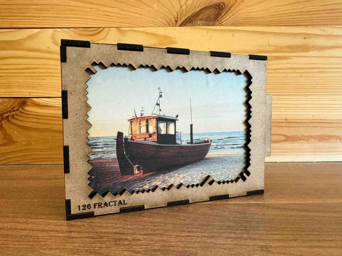 elbPUZZLE No. 27 - Seeteufel - Fractale Edition 183 Teile M