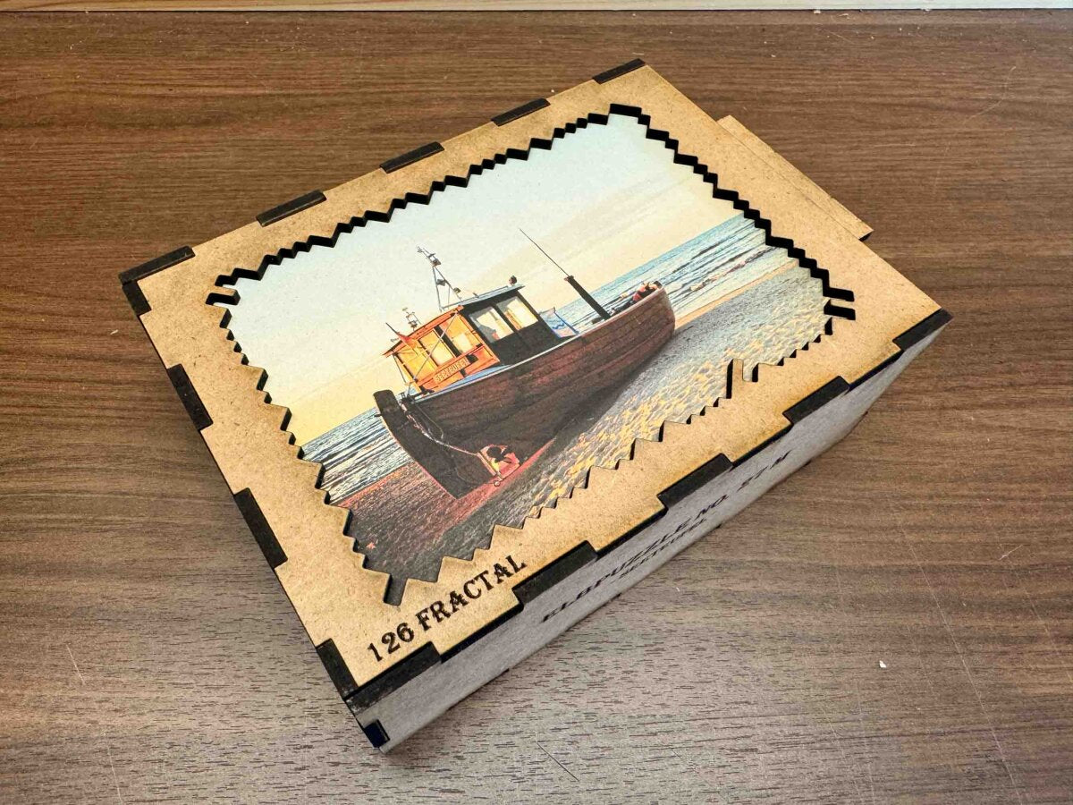 elbPUZZLE No. 27 - Seeteufel - Fractale Edition 183 Teile M