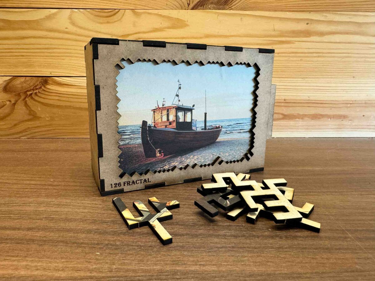 elbPUZZLE No. 27 - Seeteufel - Fractale Edition 183 Teile M