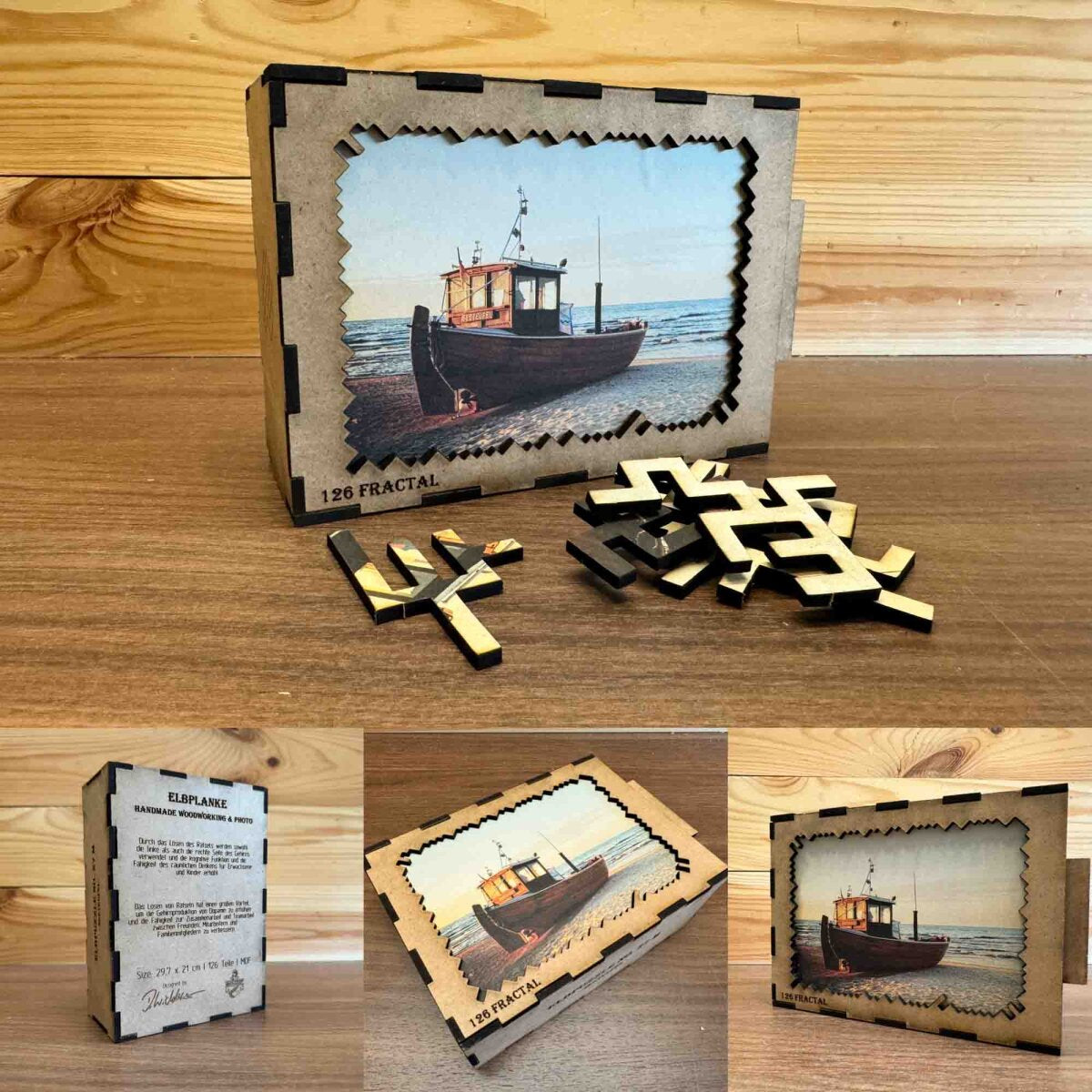 elbPUZZLE No. 27 - Seeteufel - Fractale Edition 183 Teile M