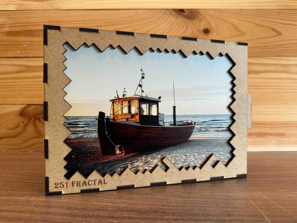 elbPUZZLE No. 27 - Seeteufel - Fractale Edition 251 Teile L