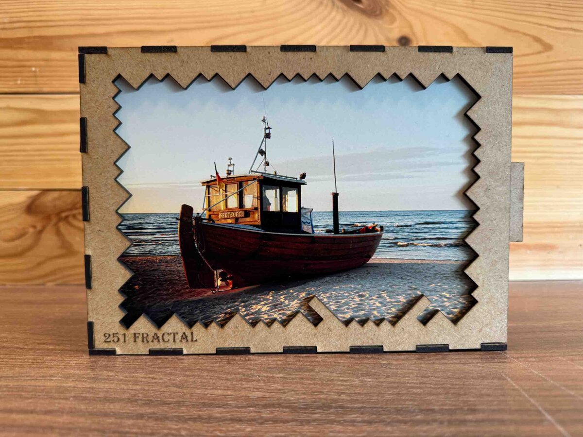 elbPUZZLE No. 27 - Seeteufel - Fractale Edition 251 Teile L