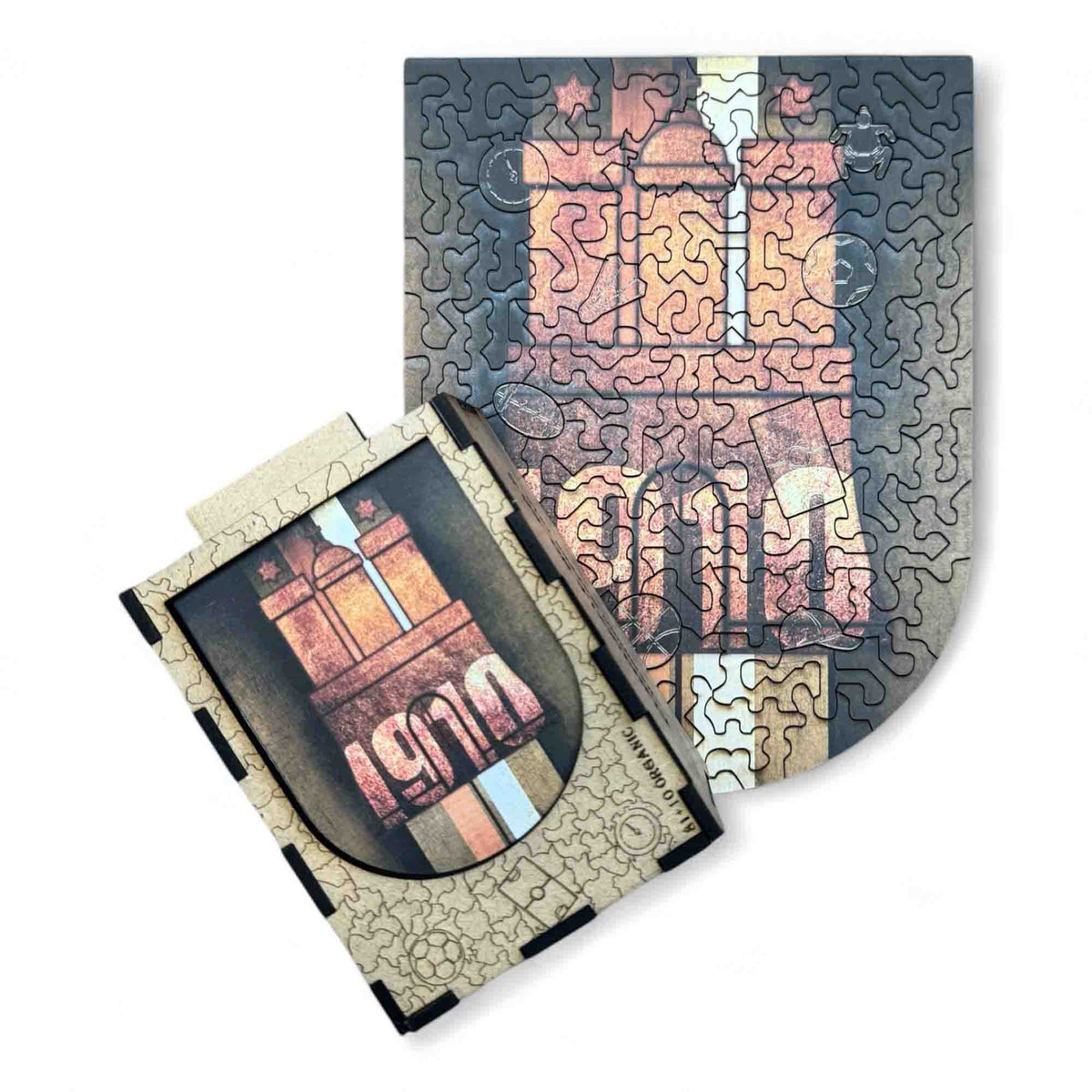 elbPUZZLE No. 28 - Hamburg Wappen 1910 - Organic Edition