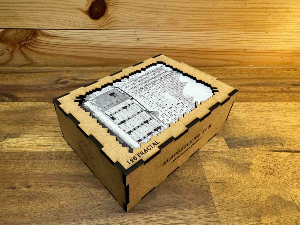 elbPUZZLE No. 31 - Hafensymphonie - Fractale Edition 183 Teile M