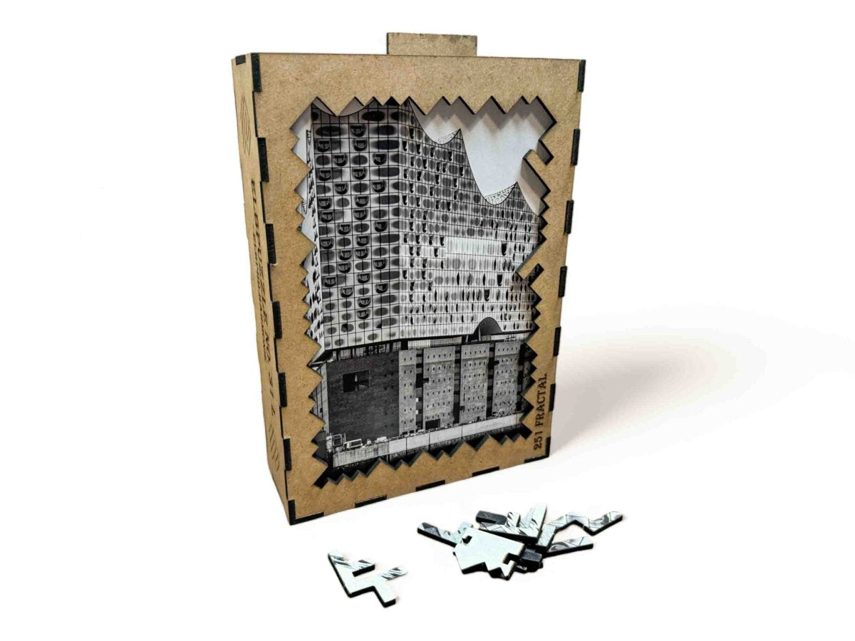 elbPUZZLE No. 31 - Hafensymphonie - Fractale Edition 289 Teile L