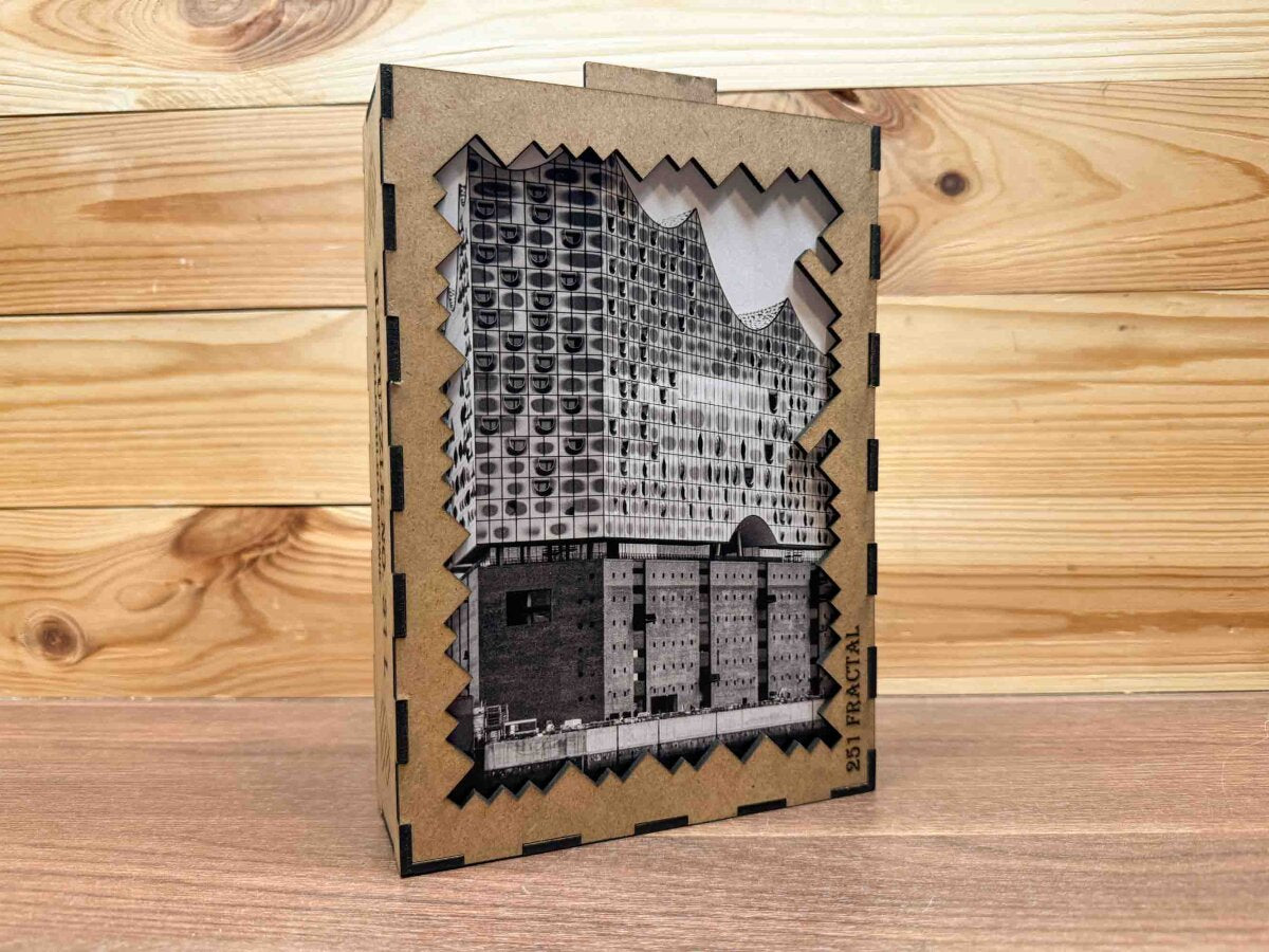 elbPUZZLE No. 31 - Hafensymphonie - Fractale Edition 289 Teile L