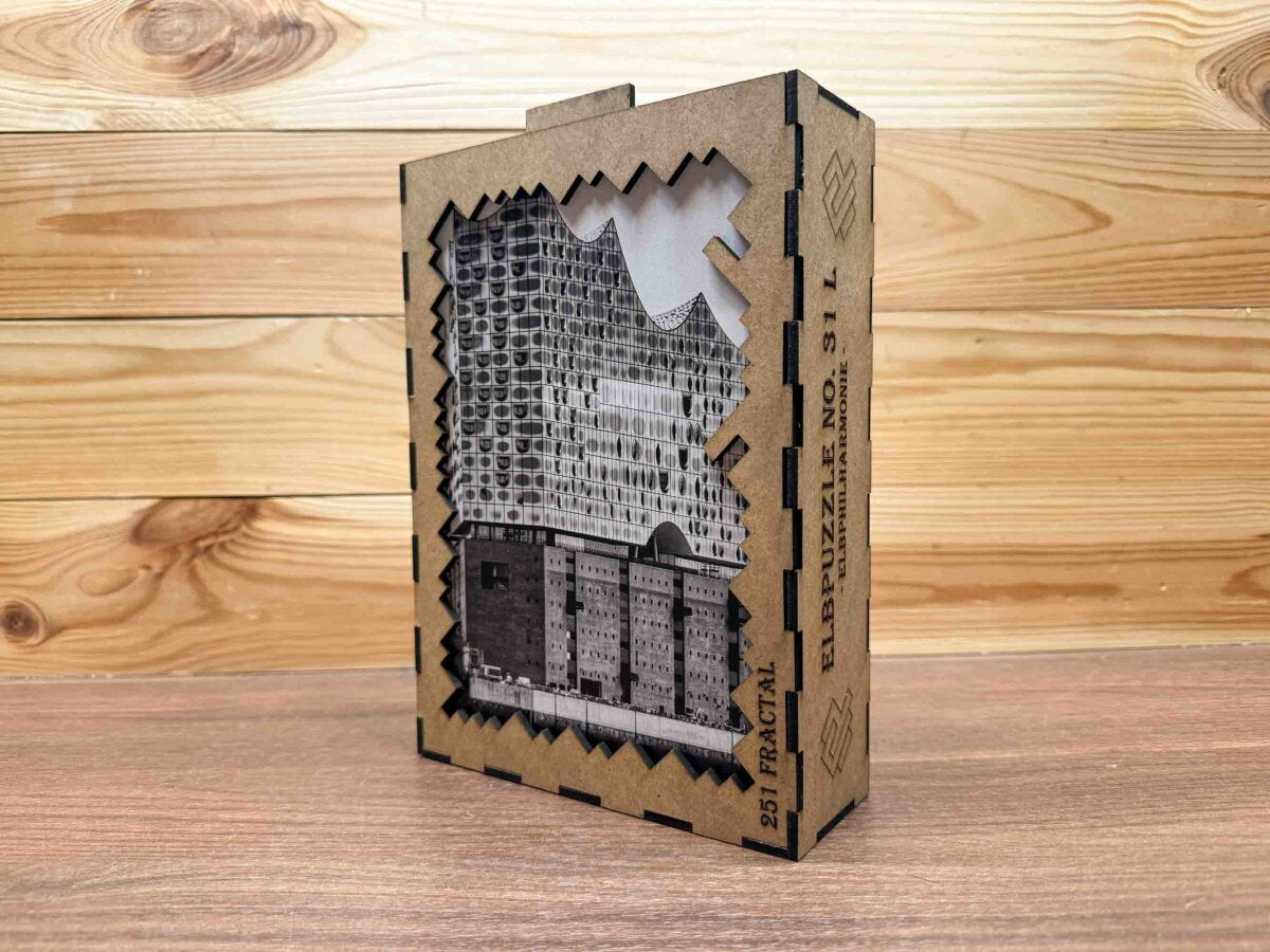 elbPUZZLE No. 31 - Hafensymphonie - Fractale Edition 289 Teile L