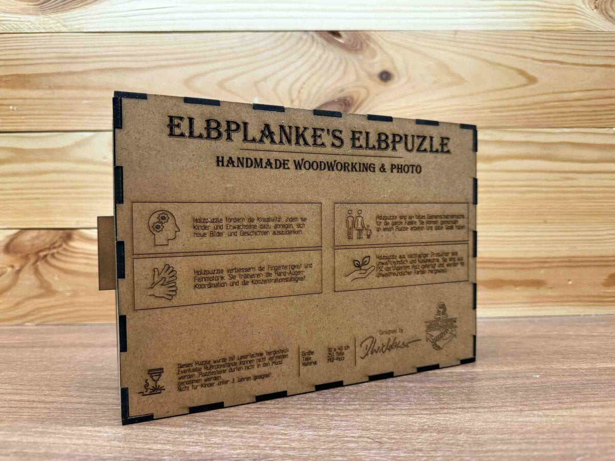 elbPUZZLE No. 31 - Hafensymphonie - Fractale Edition 289 Teile L