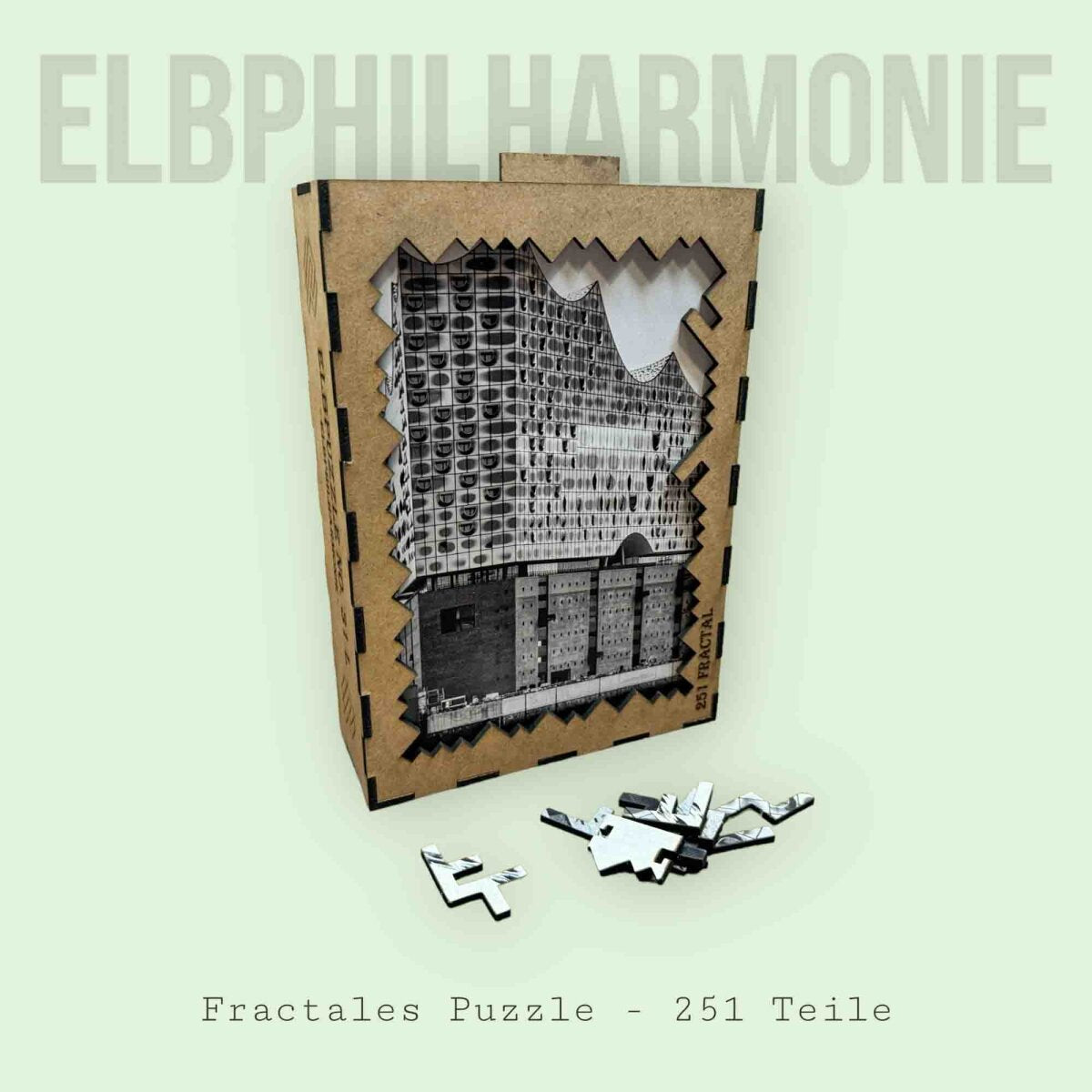 elbPUZZLE No. 31 - Hafensymphonie - Fractale Edition 289 Teile L