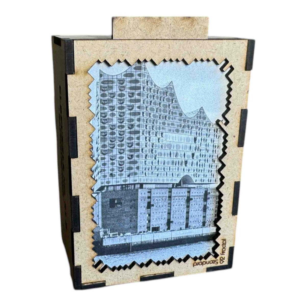 elbPUZZLE No. 31 - Hafensymphonie - Fractale Edition Standard - 92 Teile