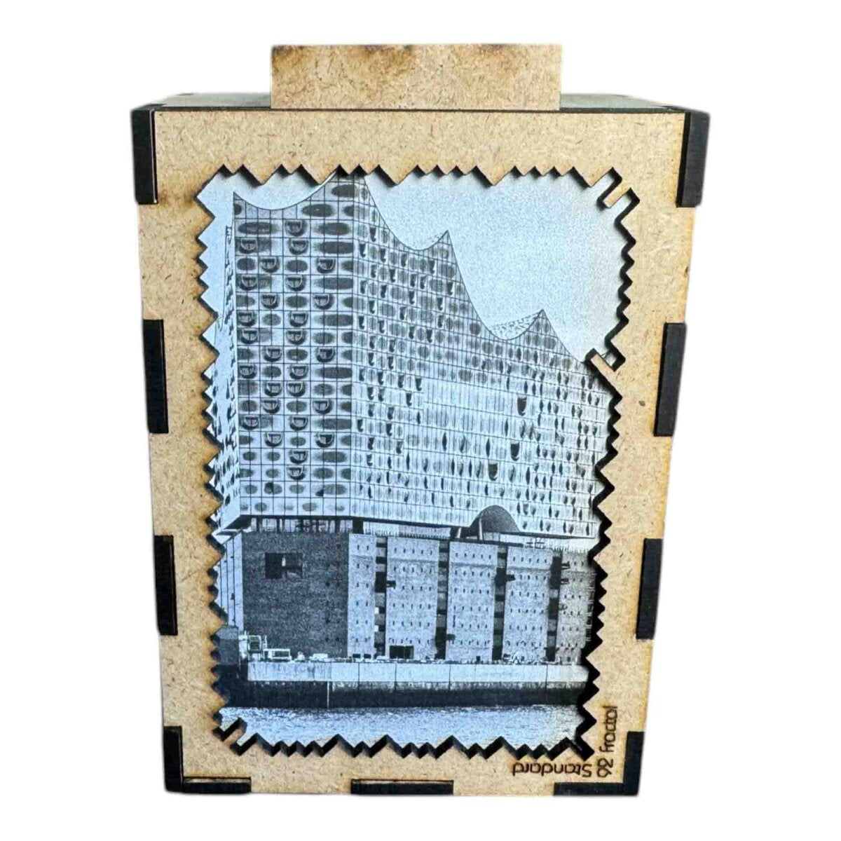 elbPUZZLE No. 31 - Hafensymphonie - Fractale Edition Standard - 92 Teile