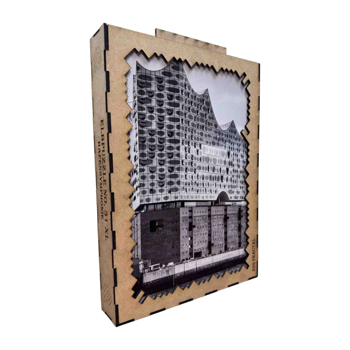 elbPUZZLE No. 31 - Hafensymphonie - Fractale Edition 595 Teile XL