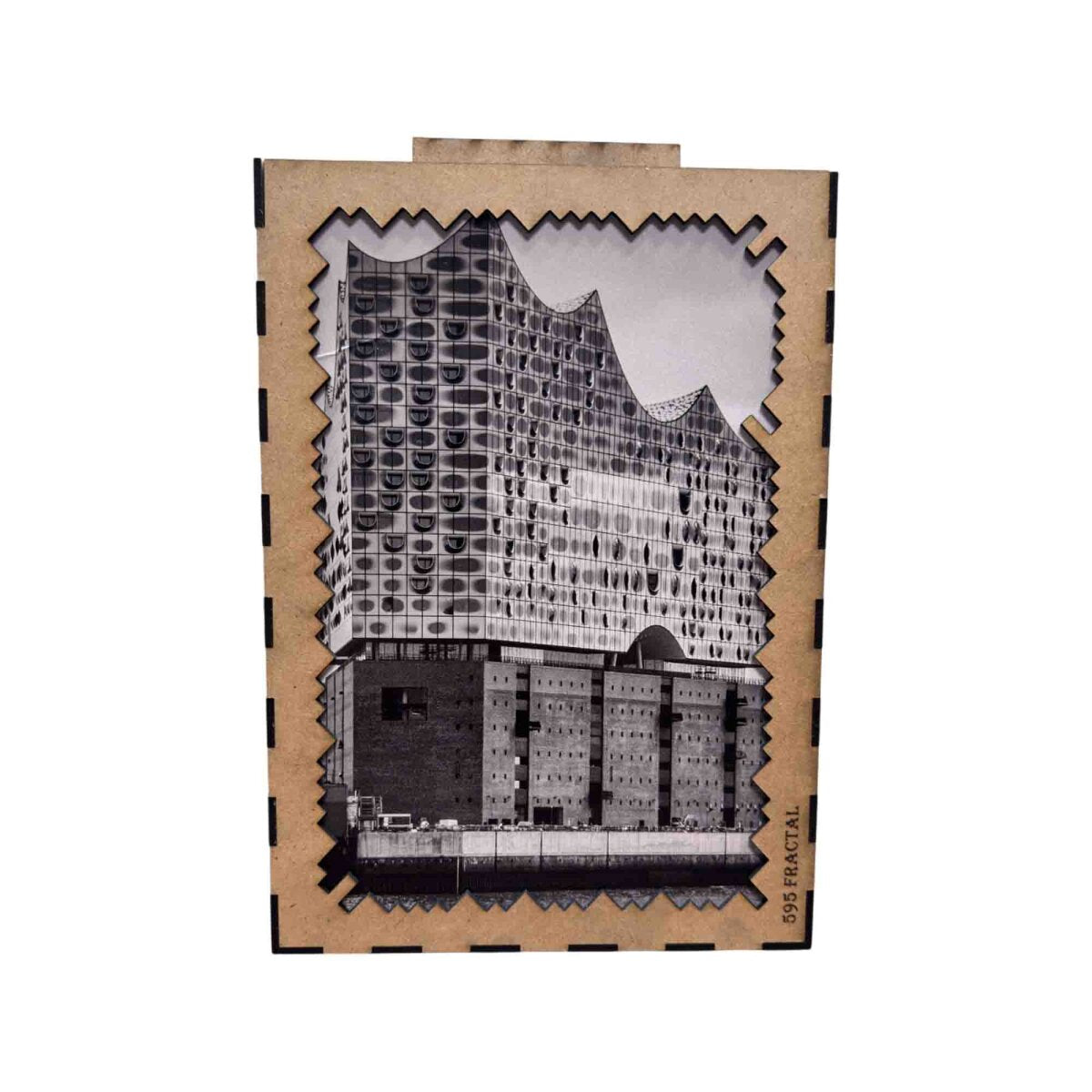 elbPUZZLE No. 31 - Hafensymphonie - Fractale Edition 595 Teile XL