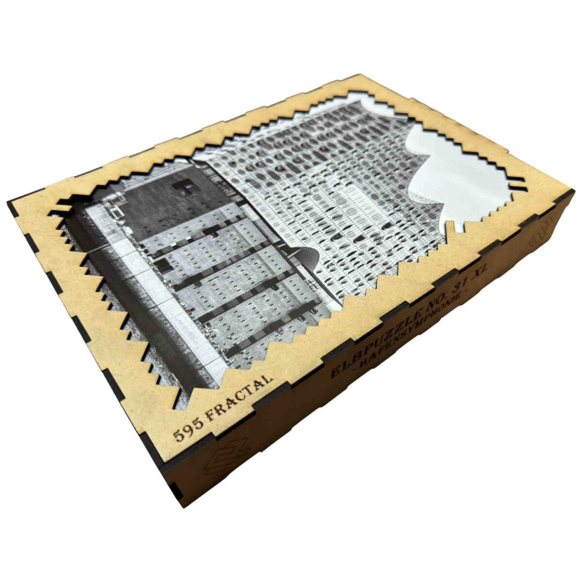 elbPUZZLE No. 31 - Hafensymphonie - Fractale Edition 595 Teile XL