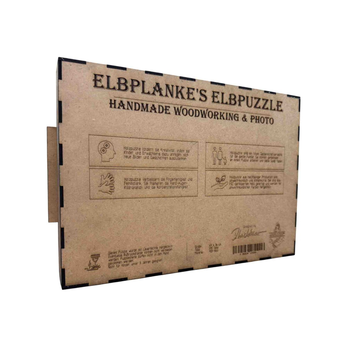 elbPUZZLE No. 31 - Hafensymphonie - Fractale Edition 595 Teile XL