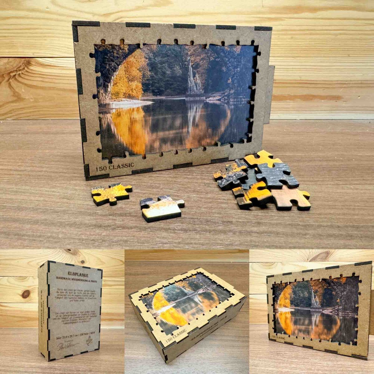 elbPUZZLE No. 32 - Rakotzbrücke - Classic 150 Teile M
