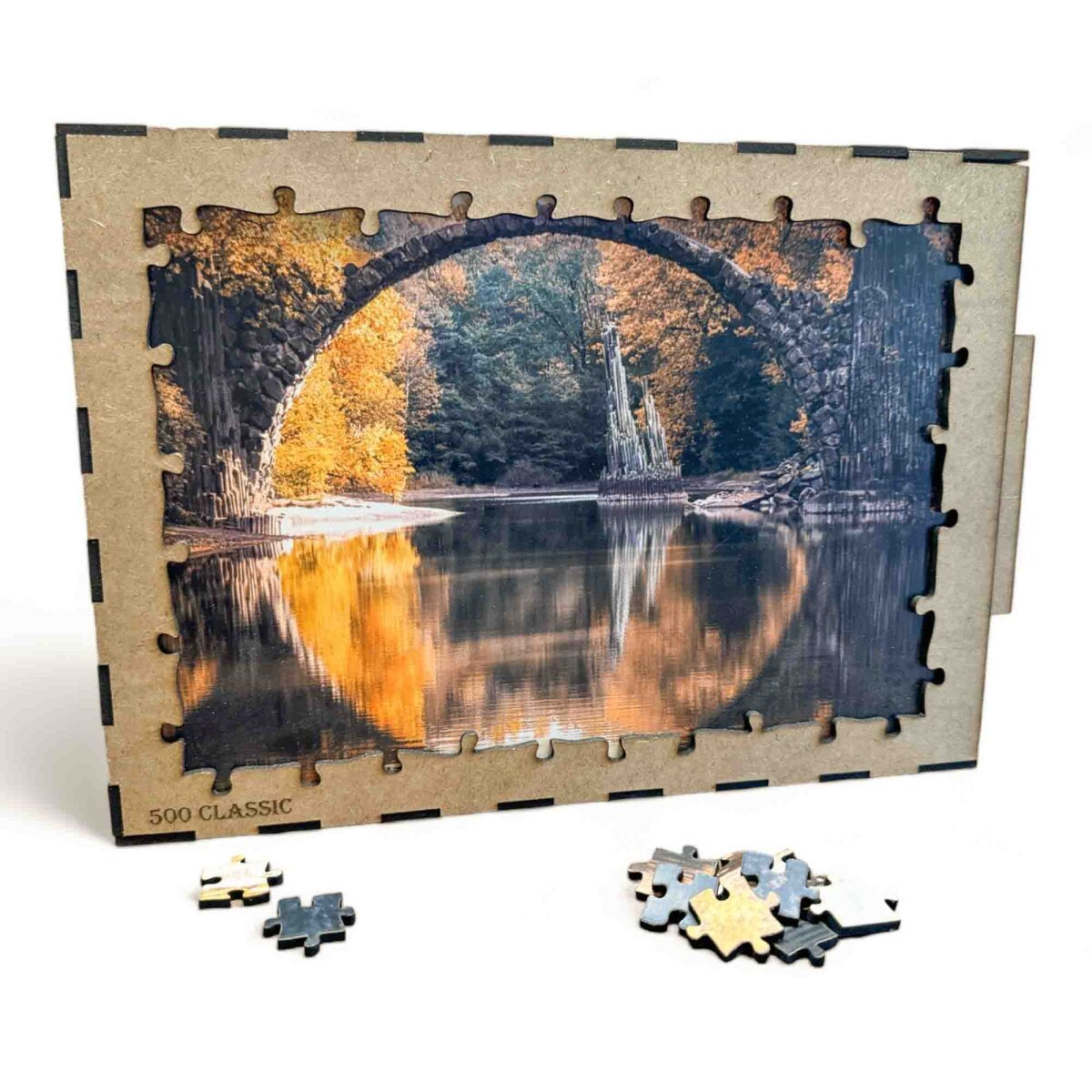 elbPUZZLE No. 32 - Rakotzbrücke - Classic 500 Teile XL