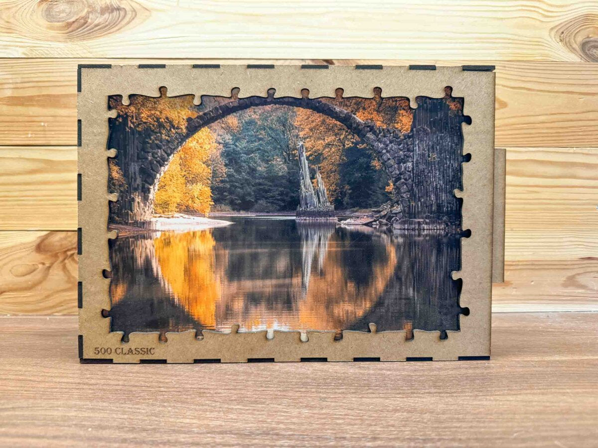 elbPUZZLE No. 32 - Rakotzbrücke - Classic 500 Teile XL
