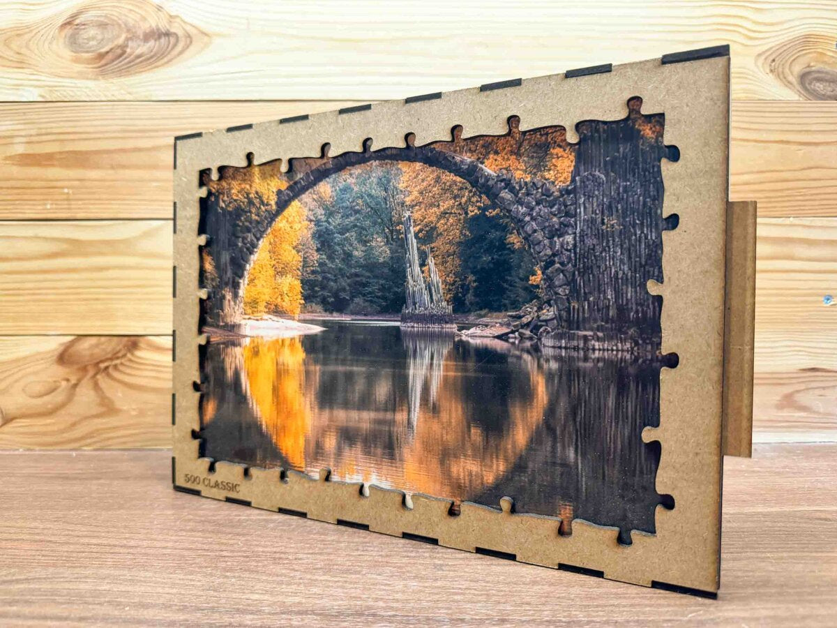 elbPUZZLE No. 32 - Rakotzbrücke - Classic 500 Teile XL