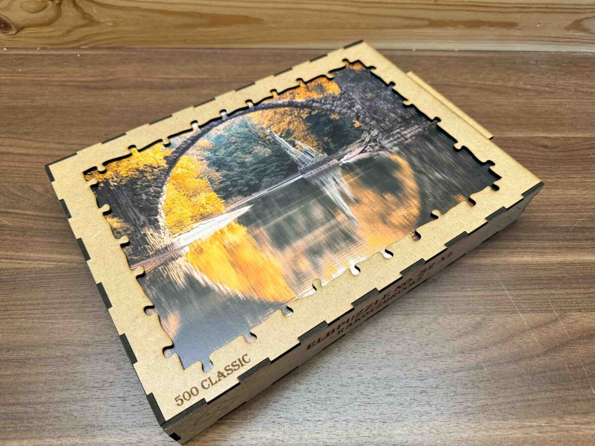 elbPUZZLE No. 32 - Rakotzbrücke - Classic 500 Teile XL