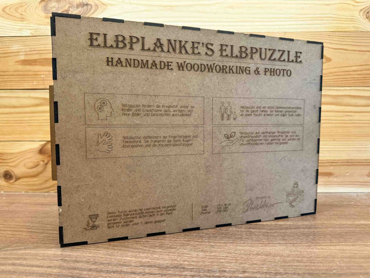 elbPUZZLE No. 32 - Rakotzbrücke - Classic 500 Teile XL