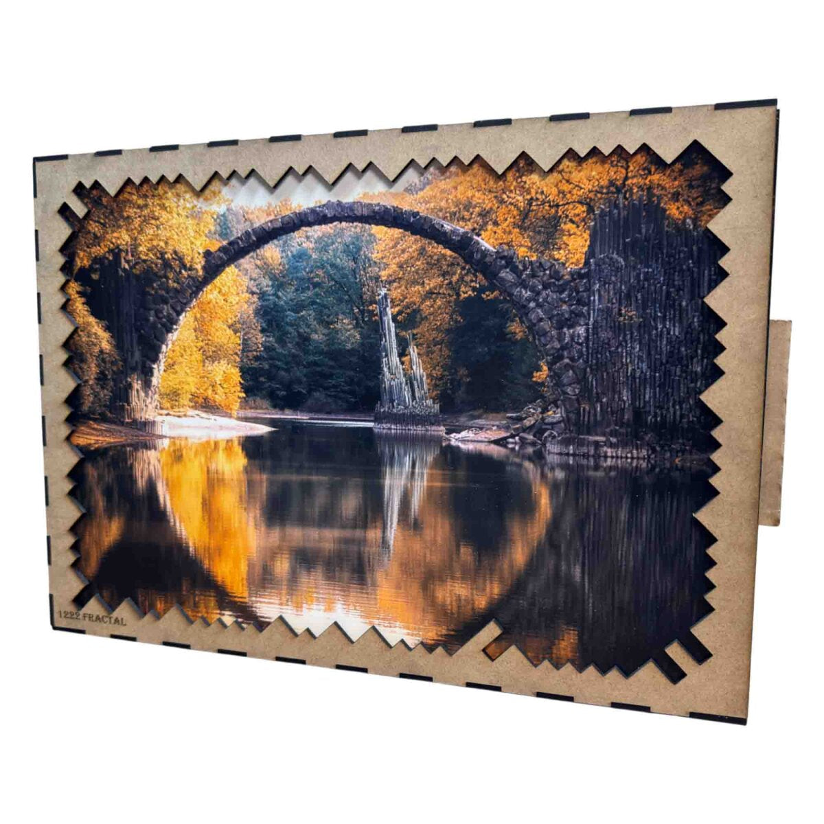 elbPUZZLE No. 32 - Rakotzbrücke - Fractale Edition 1222 Teile XXL