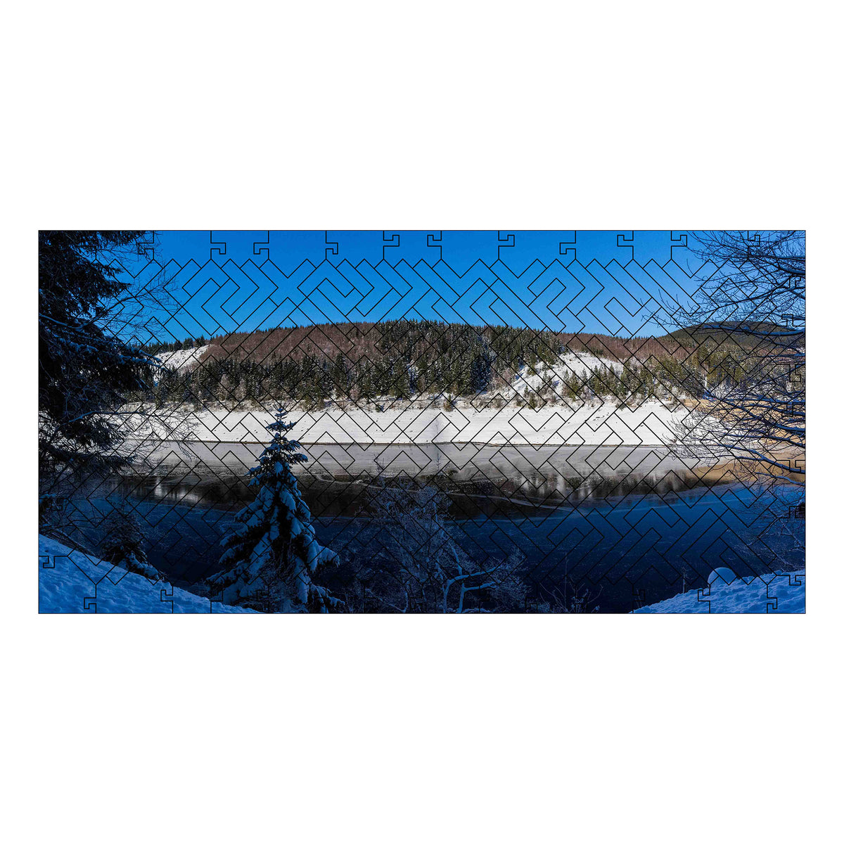 elbPUZZLE No. 37 - Winterzauber - Fractale Edition